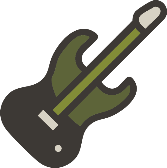 musical-instruments-green