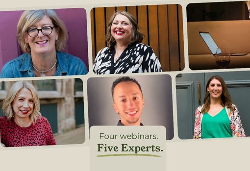 Our webinars are delivered by five industry experts
