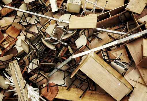 pile-of-broken-furniture-01 Pile of broken furniture